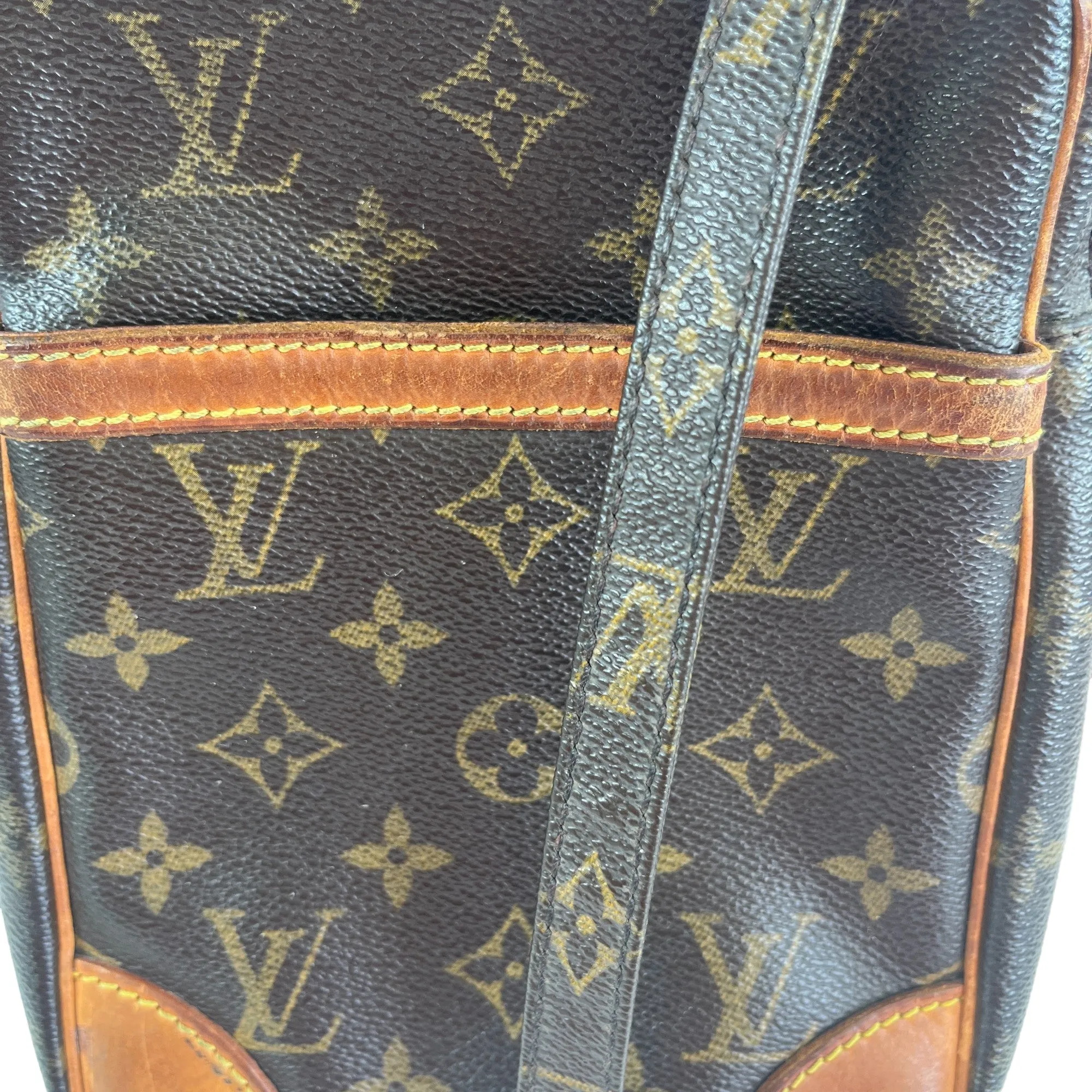 Men's Monogram Messenger Bag Brown