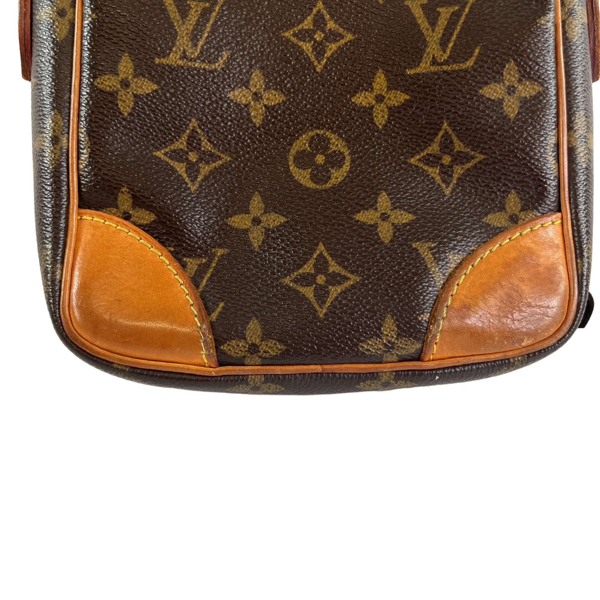 Men's Monogram Messenger Bag Brown