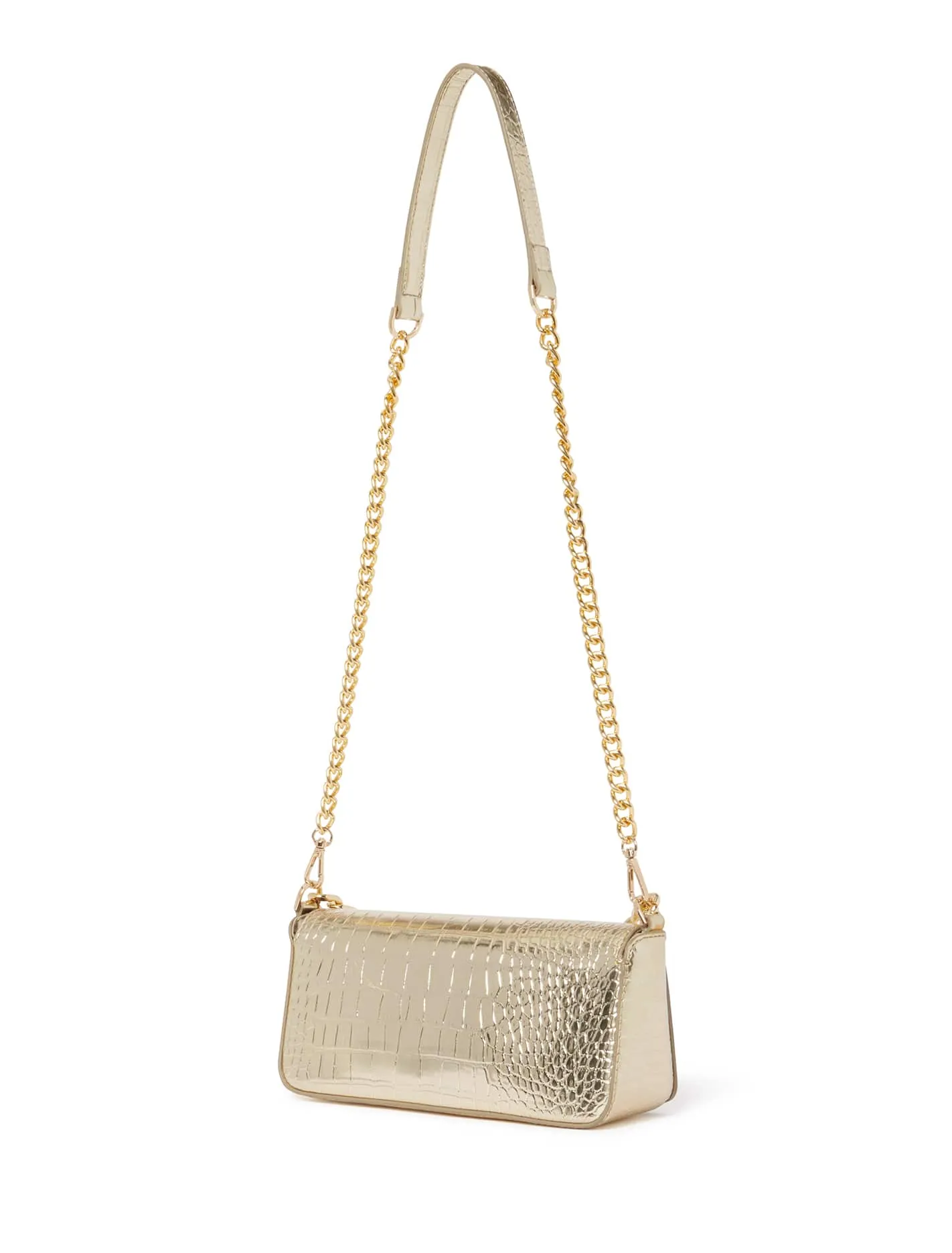 Miley Croc Shoulder Bag