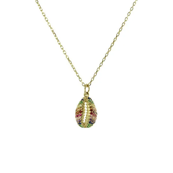 MINI RAINBOW SHELL NECKLACE