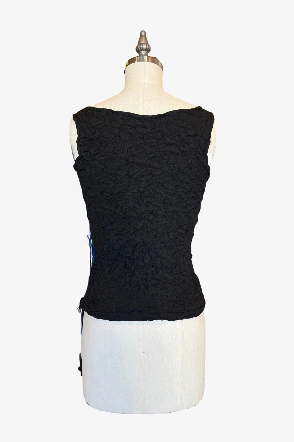 Moth Cowl Top | Black