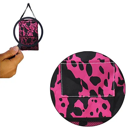 Neon Cow Hot Pink NGIL Mega Shopping Utility Tote Bag