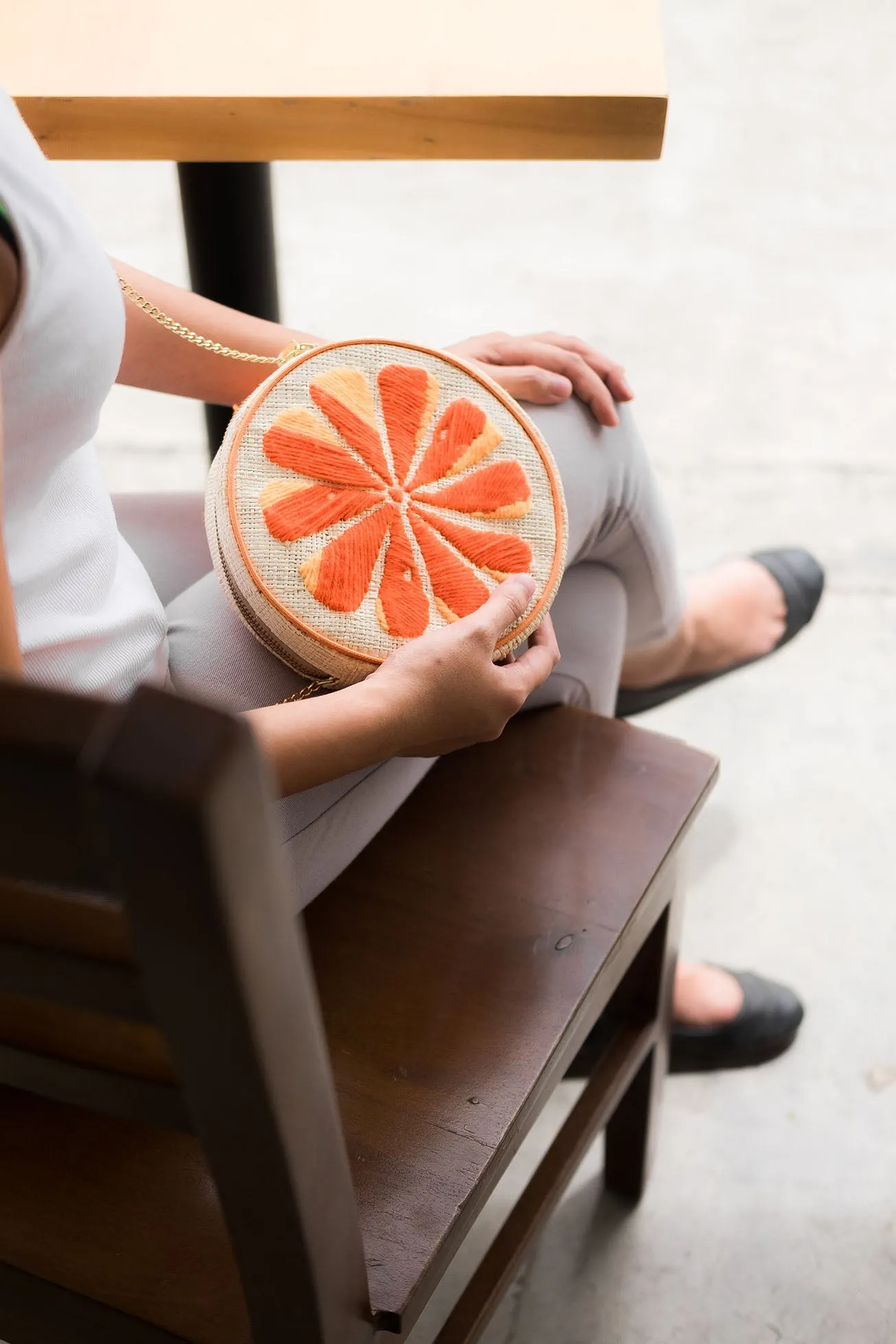 Orange Shoulder Bag