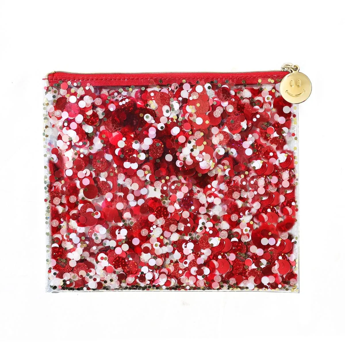 Packed Party Spirit Squad Rally Red Confetti Everything Pouch