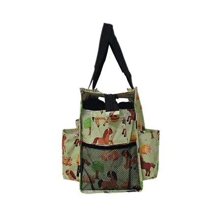 Pasture Pony NGIL Zippered Caddy Organizer Tote Bag