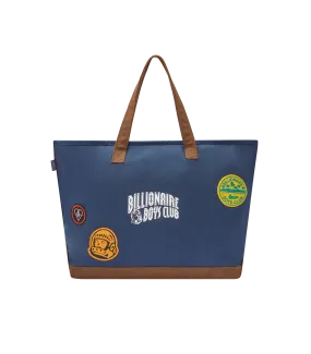 PATCHES TOTE BAG - NAVY