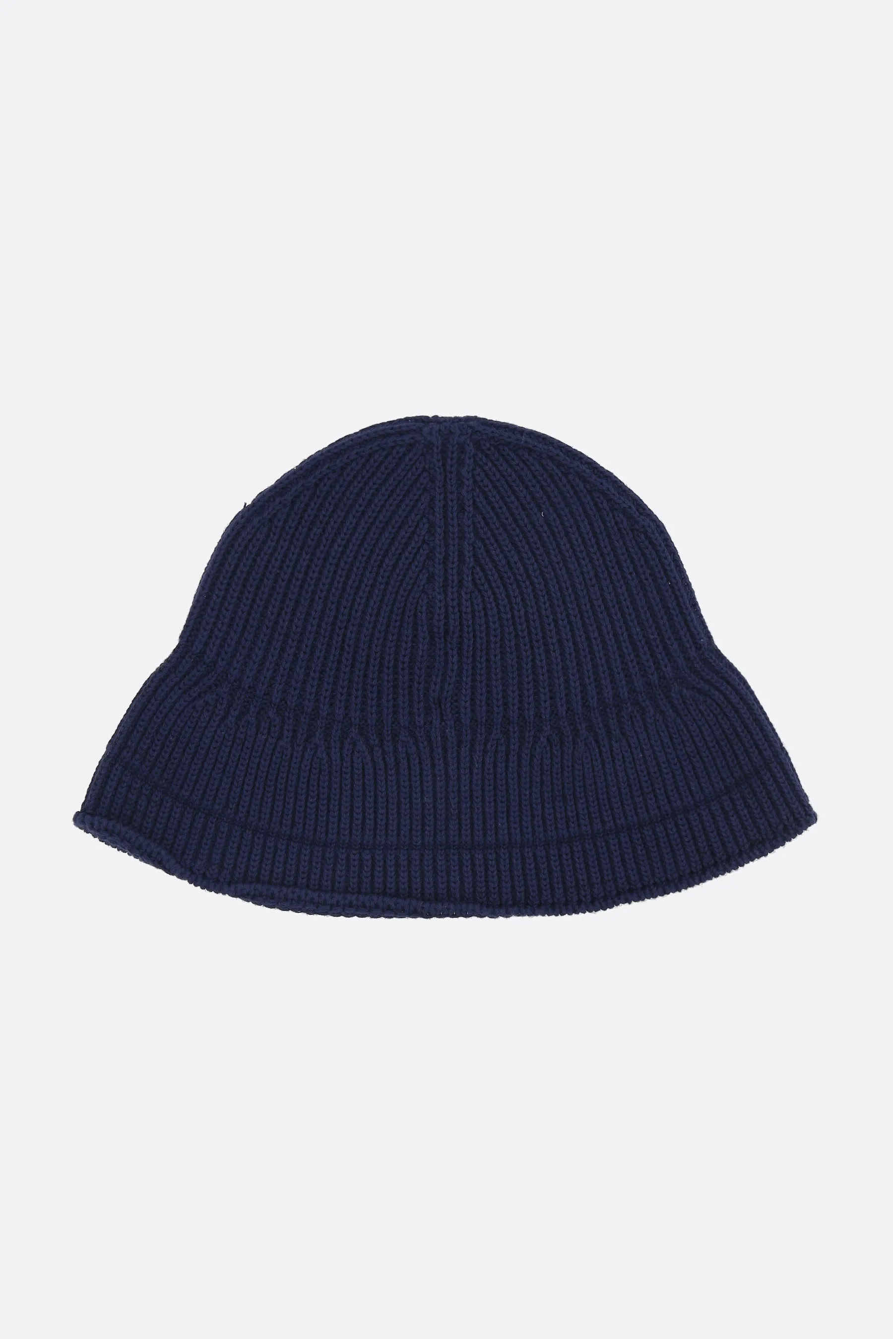 Pixel knit bucket hat