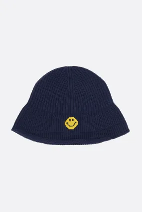 Pixel knit bucket hat