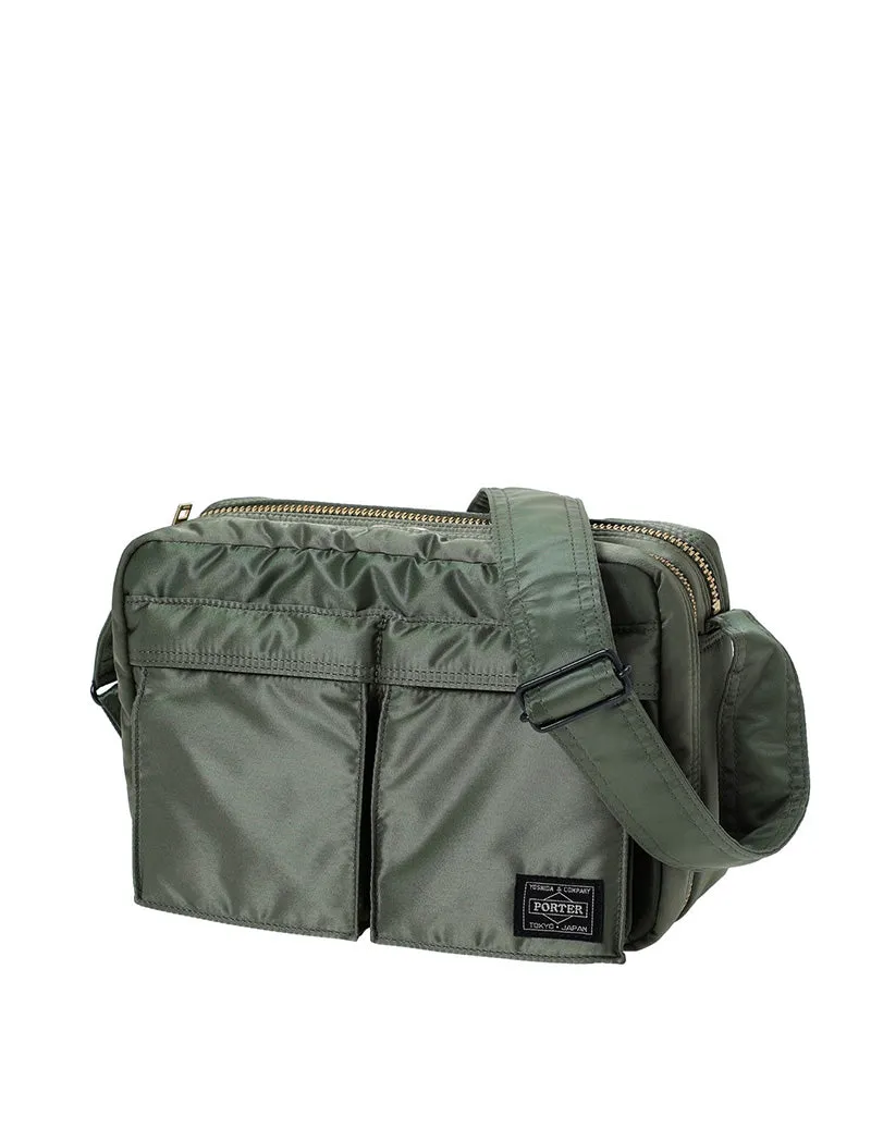 Porter-Yoshida and Co Tanker L Shoulder Bag Sage Green