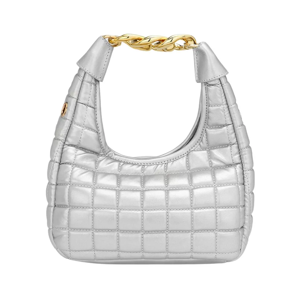 Quilted Soft Tote Crossbody Bag