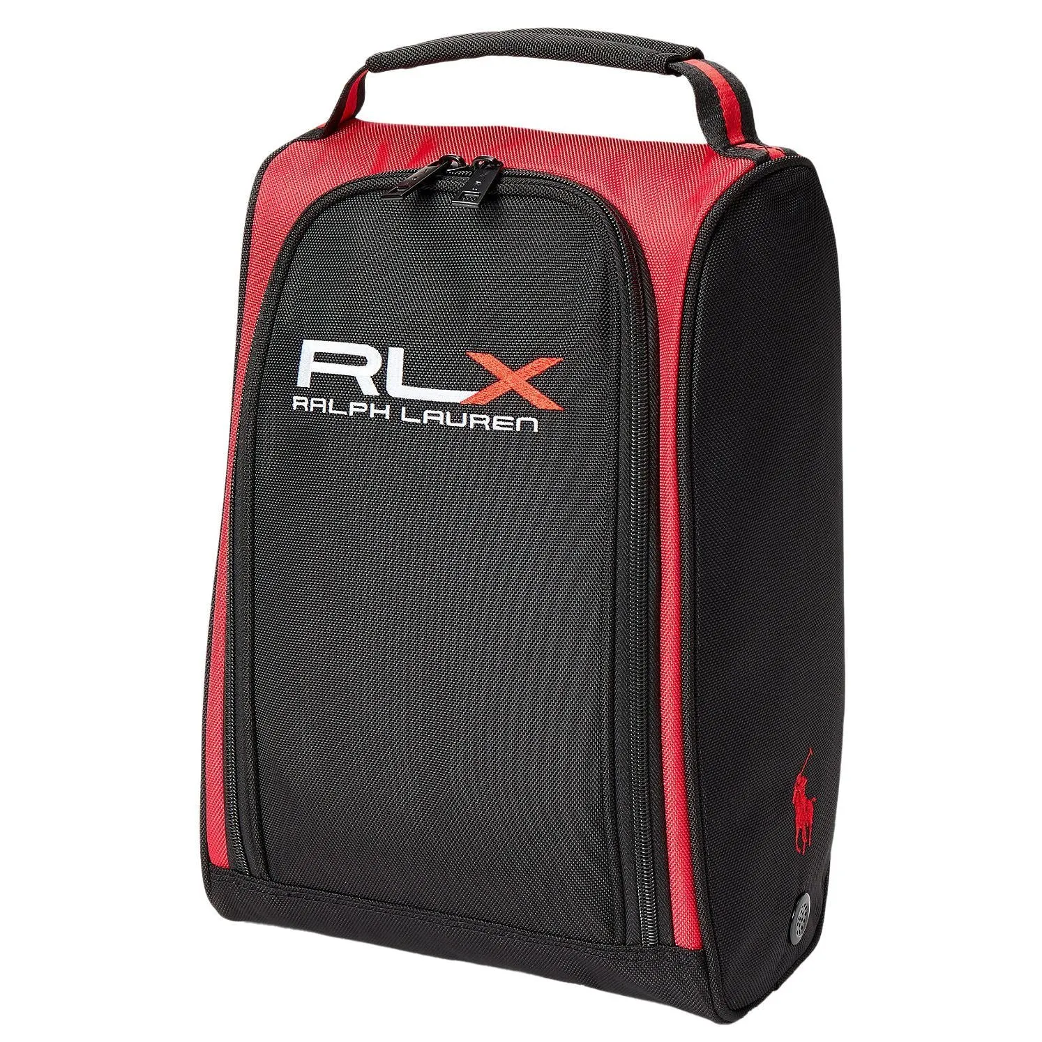 RLX Golf Shoe Bag Black/Red - 2024