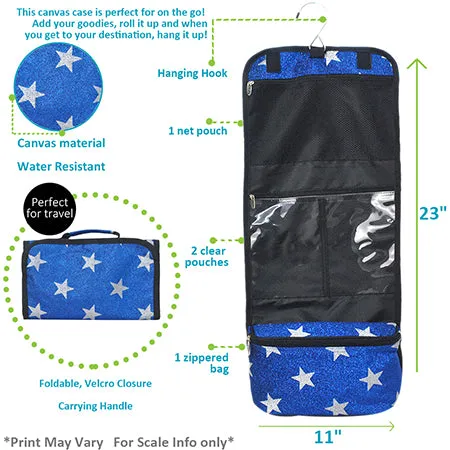 Royal Blue Super Star NGIL Traveling Toiletry Bag