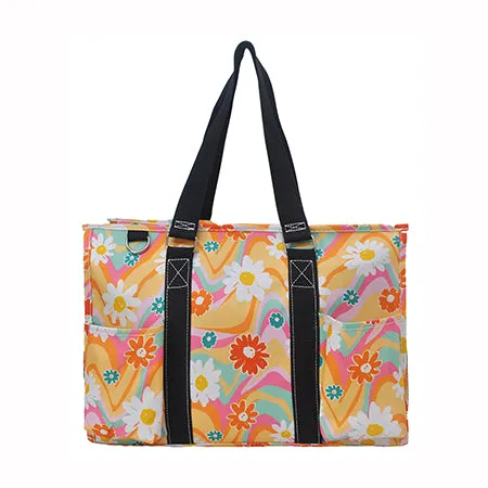 SALE! Diving In Flowers NGIL Zippered Caddy Organizer Tote Bag