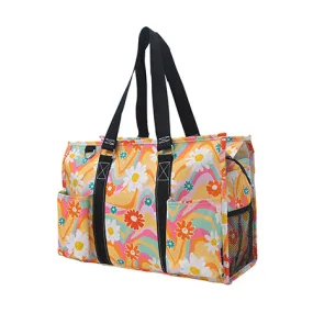 SALE! Diving In Flowers NGIL Zippered Caddy Organizer Tote Bag