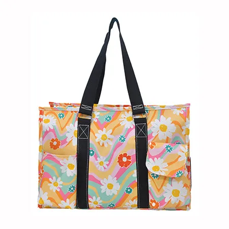 SALE! Diving In Flowers NGIL Zippered Caddy Organizer Tote Bag