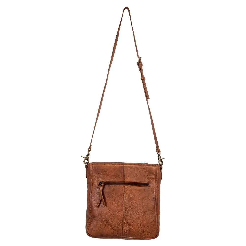 Santa Clara Canyon Stitched Leather Bag