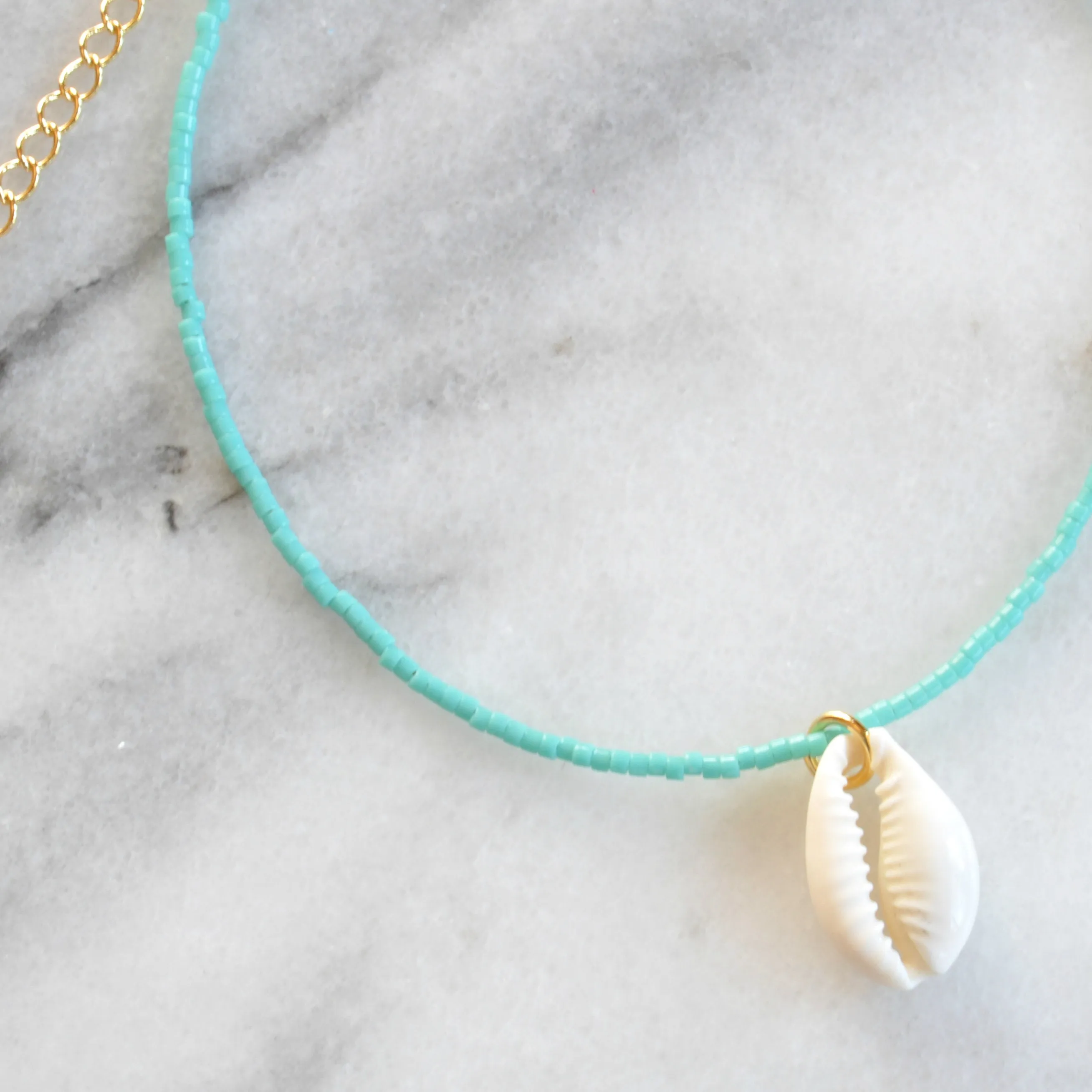 Seashell Beaded Necklace