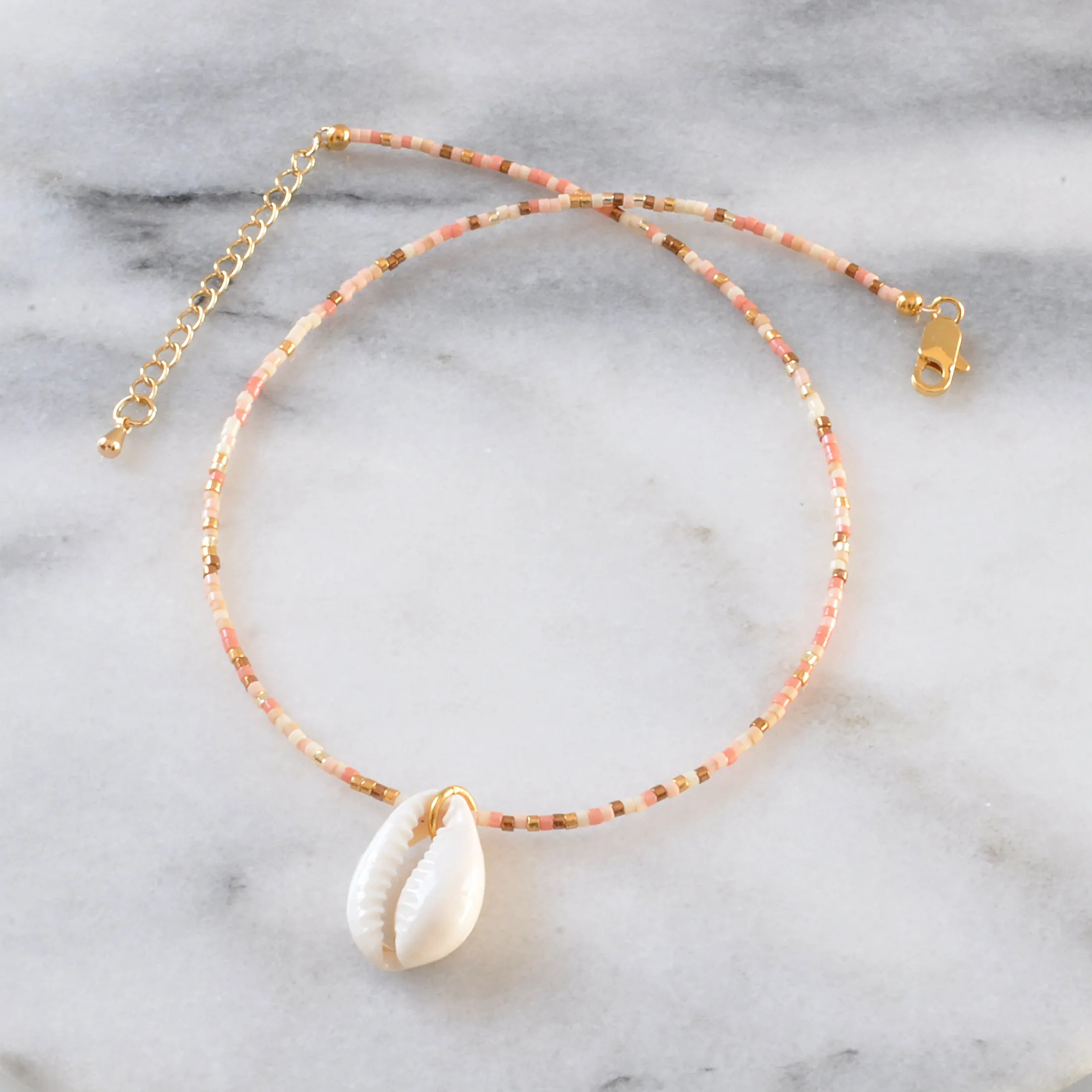 Seashell Beaded Necklace