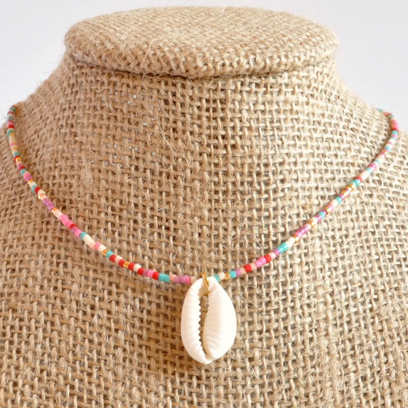 Seashell Beaded Necklace