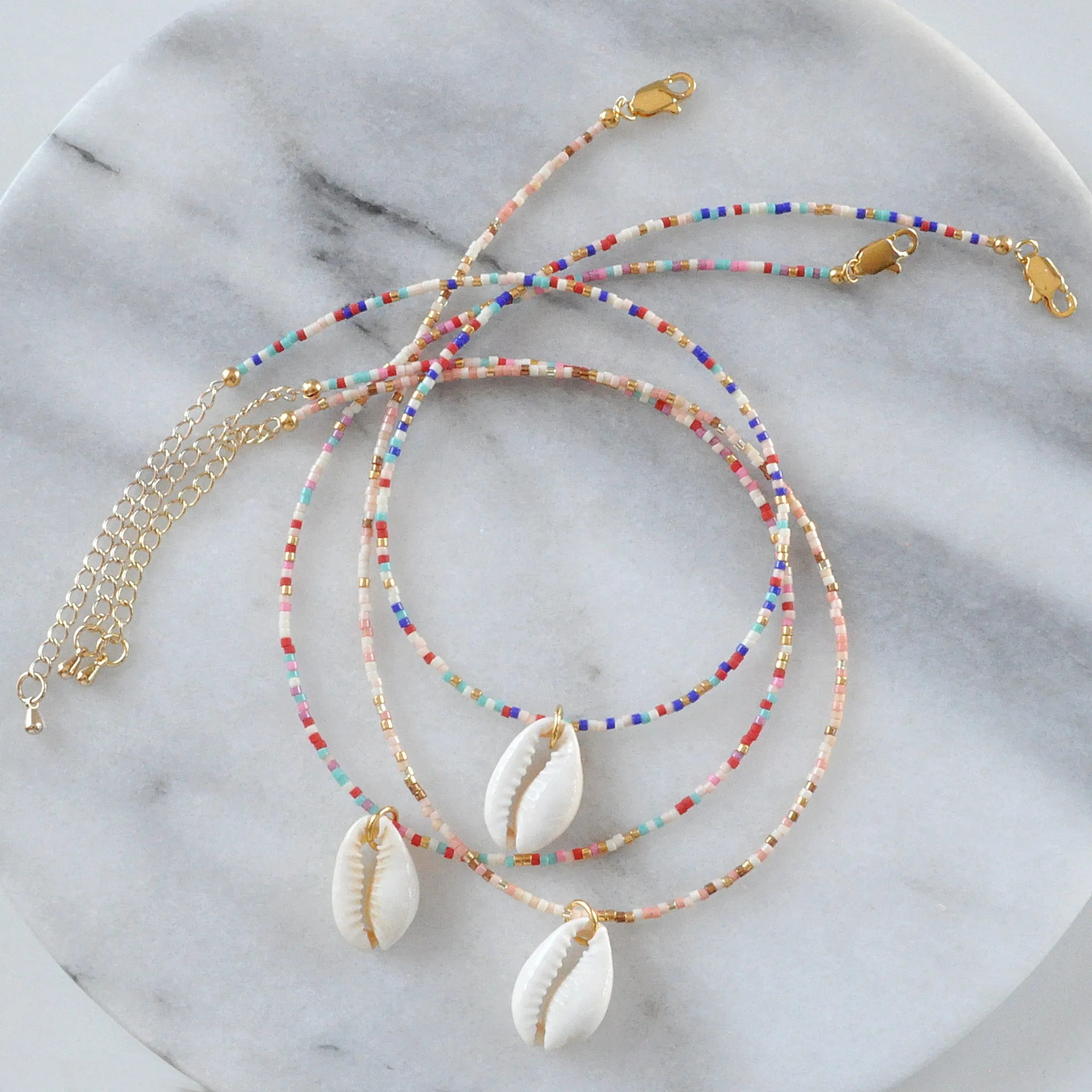 Seashell Beaded Necklace