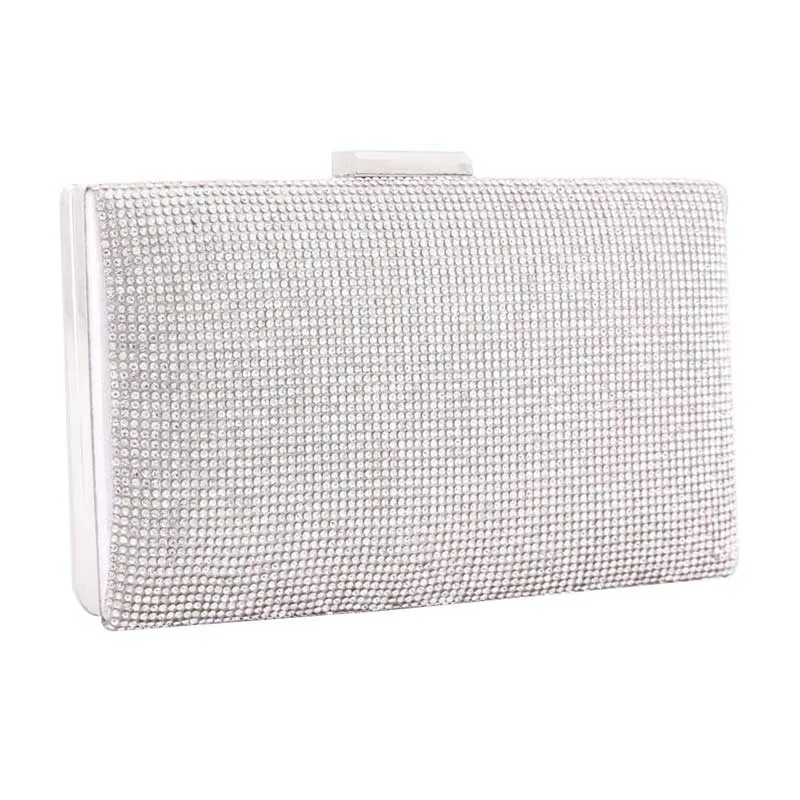 Shimmery Evening Clutch Bag