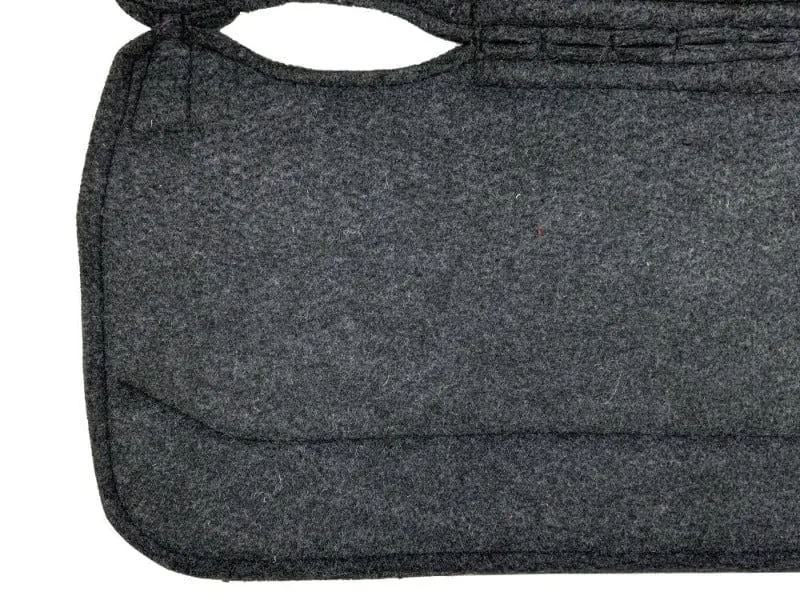 Showman Saddle Pad Contoured Acrylic Top Heavy Felt Bottom 32in x 32in