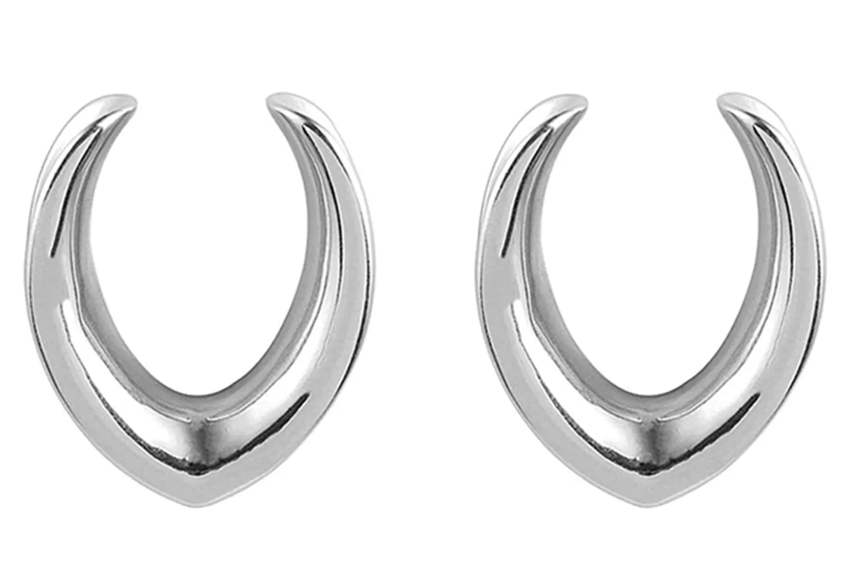 Silver V-Shaped Saddle Hangers