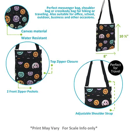 Smiley Faces NGIL Messenger Hipster Bag