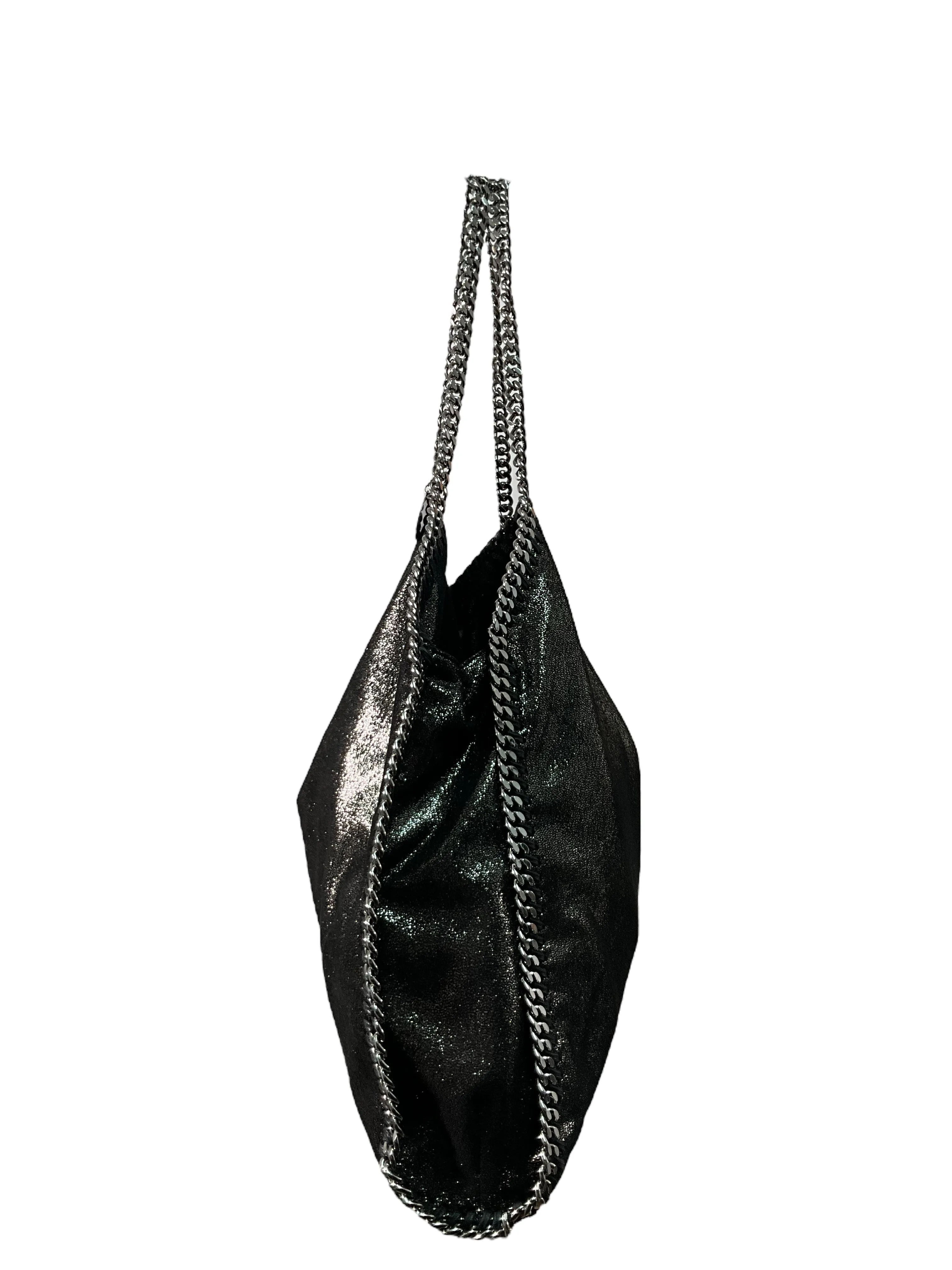 Stella Mccartney Chamois Shiny Dotted Falabella Tote