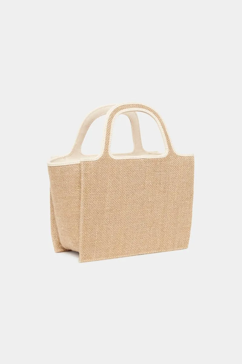 THE MINI TOTE BAG - JUTE