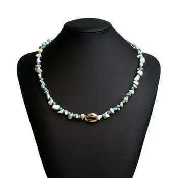 Unique Designs Handmade Trendy Puka Shell Beaded Necklace