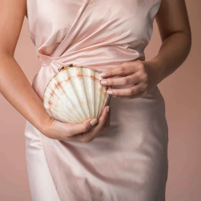 Ximena Clam Shell Clutch