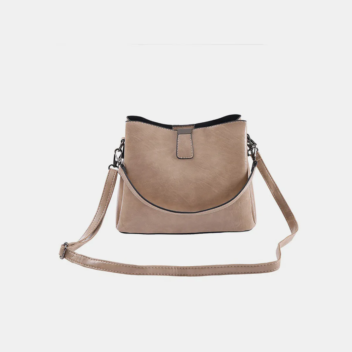 Zenana Vegan Leather Bucket Shoulder Bag